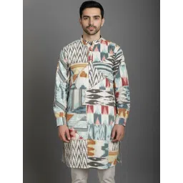 Anouk Mirage Men Printed Regular Kurta with Trousers-picture-31