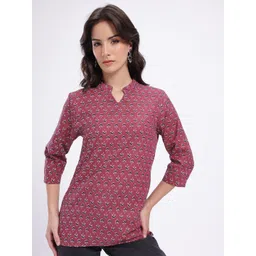 Anouk Rustic Abstract Printed Straight Kurti-picture-11