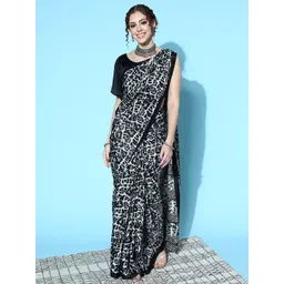 anouk rustic Anouk Pure Crepe Saree-picture-14