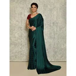 anouk rustic Anouk Striped Satin Saree-picture-16