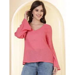 Anouk Rustic Bell Sleeve Cotton Top-picture-17
