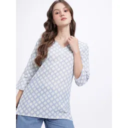 Anouk Rustic Ethnic Motif Print Straight Kurti-picture-23