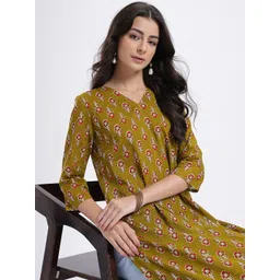 Anouk Rustic Ethnic Motifs Print Straight Kurta-picture-31