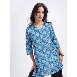 Anouk Rustic Ethnic Motifs Print Straight Kurti-picture-25