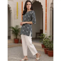 Anouk Rustic Ethnic Motifs Printed Kurti-picture-26