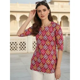 Anouk Rustic Ethnic Motifs Printed Kurti-picture-14