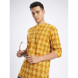 Anouk Rustic Ethnic Motifs Printed Mandarin Collar Kurta-picture-28