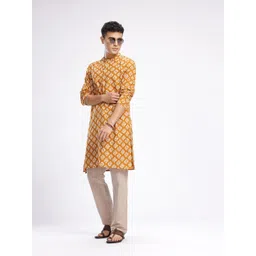 Anouk Rustic Ethnic Motifs Printed Mandarin Collar Straight Kurta-picture-20