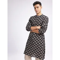 Anouk Rustic Ethnic Motifs Printed Mandarin Collar Straight Kurta-picture-18