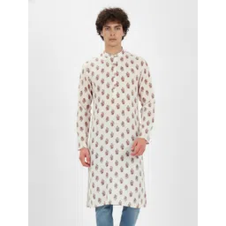 Anouk Rustic Ethnic Motifs Printed Mandarin Collar Straight Kurta-picture-23