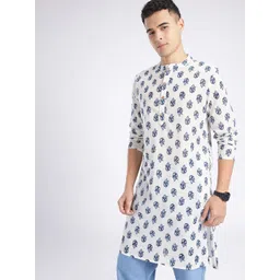 Anouk Rustic Ethnic Motifs Printed Mandarin Collar Straight Kurta-picture-24