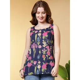 Anouk Rustic Floral Print Cotton Top image 1