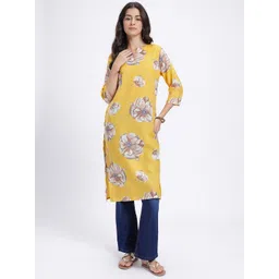 Anouk Rustic Floral Print Kurta-picture-38