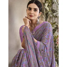 Anouk Rustic Floral Printed Bagru Saree-picture-22