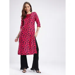 Anouk Rustic Floral Printed Kurta-picture-27