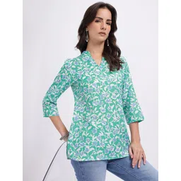 Anouk Rustic Floral Printed Kurti-picture-29