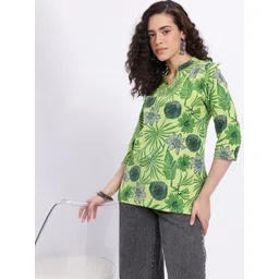 Anouk Rustic Floral Printed Kurti-picture-10