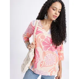 Anouk Rustic Floral Printed Kurti-picture-33