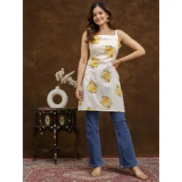 Anouk Rustic Floral Printed Square Neck Pure Cotton Kurti-picture-23