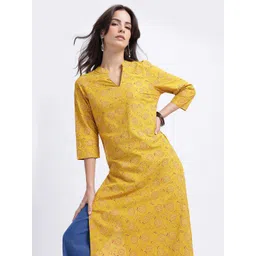 Anouk Rustic Floral Printed Straight Kurta-picture-40