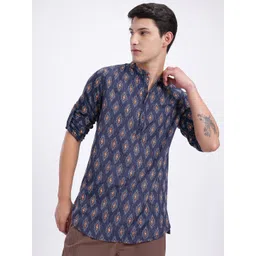 Anouk Rustic Men Ethnic Motifs Printed Kurta-picture-28