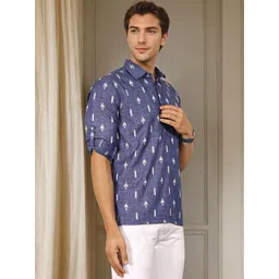 Anouk Rustic Men Ethnic Motifs Printed Thread Work Kurta-picture-24