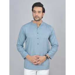 Anouk Rustic Men Thread Work Handloom Pathani Kurta-picture-37