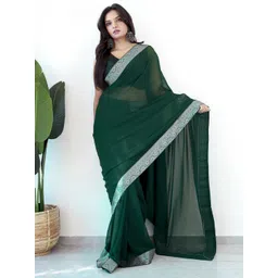 Anouk Rustic Poly Georgette Ready to Wear Saree-picture-34