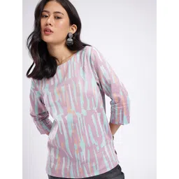 Anouk Rustic Print Pure Cotton Top-picture-17