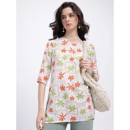 Anouk Rustic Printed Short Kurti-picture-11