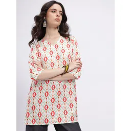 Anouk Rustic Printed Short Kurti-picture-12