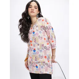 Anouk Rustic Printed Straight Kurti-picture-42