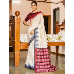 Anouk Rustic Silk Blend Taant Saree-picture-26