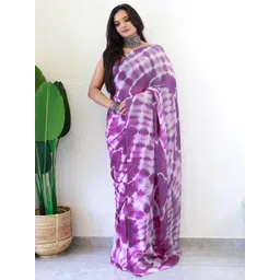 Anouk Rustic Tie and Dye Poly Georgette Saree-picture-20