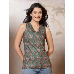 Anouk Rustic Women Floral Print Top-picture-33