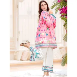 Anouk Rustic Women Floral Printed Regular Kurta with Palazzos-picture-17