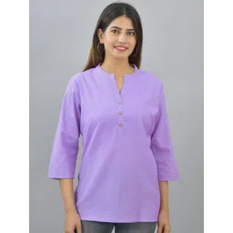 Anouk Rustic Women Mandarin Collar Cotton Top-picture-21