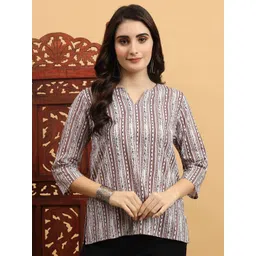 Anouk Rustic Women Printed Pure Cotton Kurti-picture-12