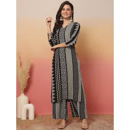 Anouk Rustic Women Printed Regular Kurta with Palazzos-picture-26