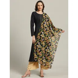 Anouk Rustic Women Solid Embroidered Thread Work Crepe Anarkali Kurta-picture-36