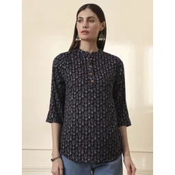 Anouk Rustic Women Tribal Printed Kurti-picture-21