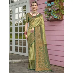 Anouk Rustic Woven Design Zari Kanjeevaram Saree-picture-13