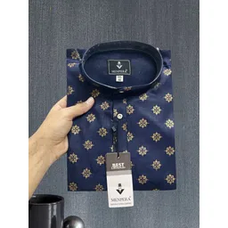 anrex Men Printed Cotton Blend Straight Kurta-picture-14