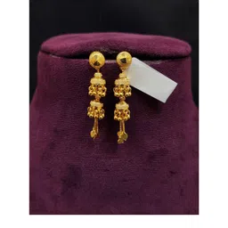 Anshenterpris Gold-Plated Brass Crystals Circular Earrings-picture-39
