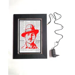 anshul internet point BHAGAT SINGH LED FRAME 11.5 BY 15.55 15.5 inch LED PHOTO FRAME-picture-40