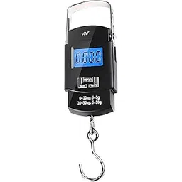 Ant Digital Fish Scale Hanging Scale Fishing Scale, 110lb/50kg Luggage Scale, Fish Weighing Scale, Upgrade Large Handle & Backlit LCD Display, Black, Fishing Gifts for Men, Black-picture-21