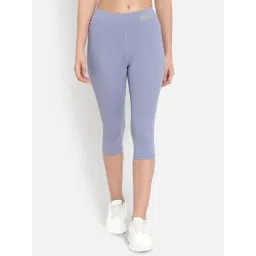 Anta Blue Mid Rise Capris-picture-40