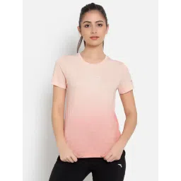 Anta Pink & Peach Printed Sports T-Shirt-picture-22