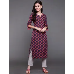 antaran Women Purple Ethnic Motifs Printed Kurta-picture-20