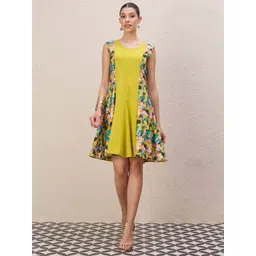 Antheaa Women Floral Printed A-Line Mini Dress-picture-21